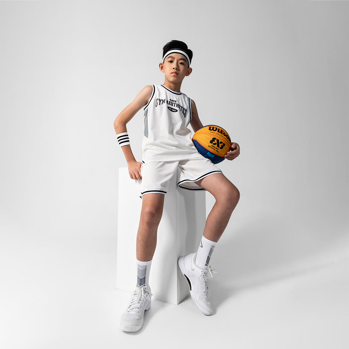 Image of Breathable Performance Basketball 9 Inch Shorts for Unisex for Junior