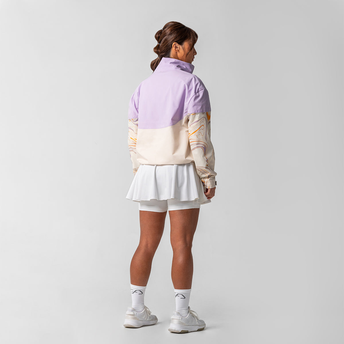 Image of Digital Print Pattern Athleisure Water Resistant Jacket for Women