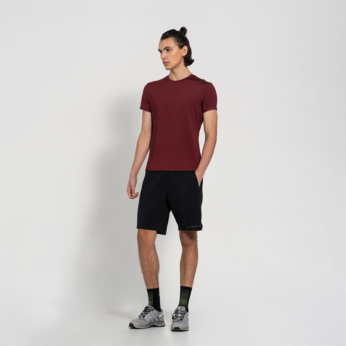 Image of GA Tech Ergonomics Activewear Performance Breathable Mesh Blocking T Shirt for Men