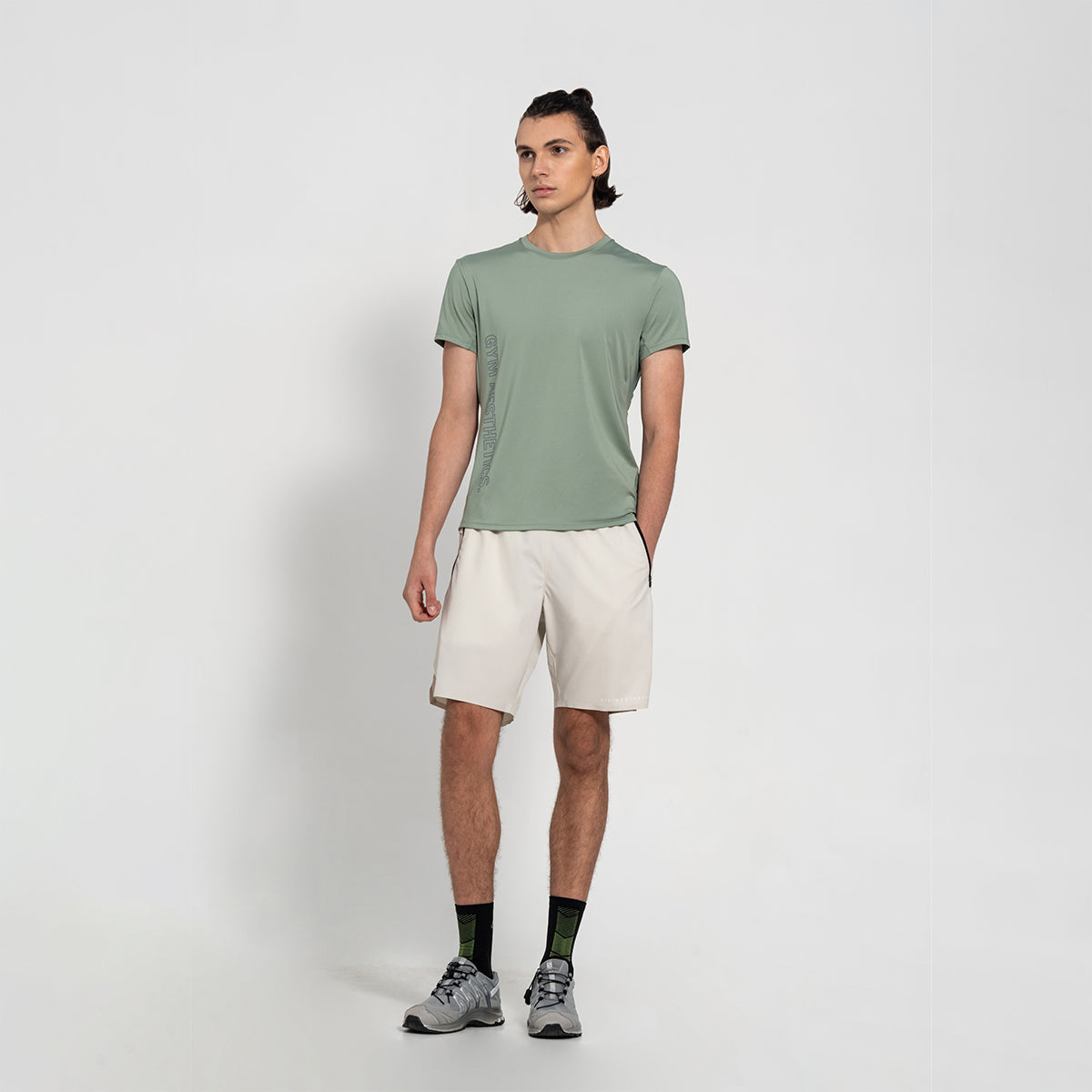 Image of GA Tech Ergonomics Activewear Performance Breathable Mesh Blocking T Shirt for Men