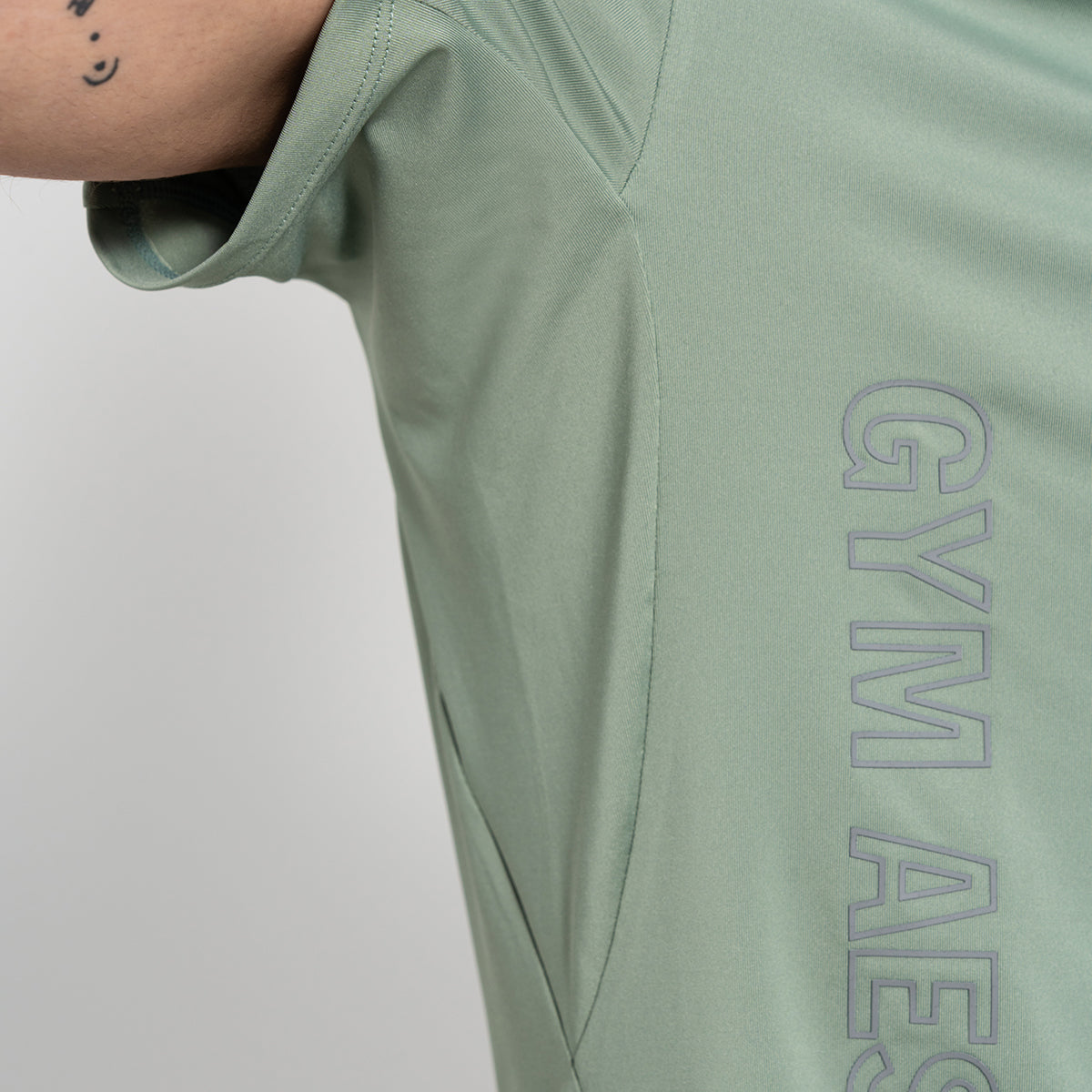 Image of GA Tech Ergonomics Activewear Performance Breathable Mesh Blocking T Shirt for Men