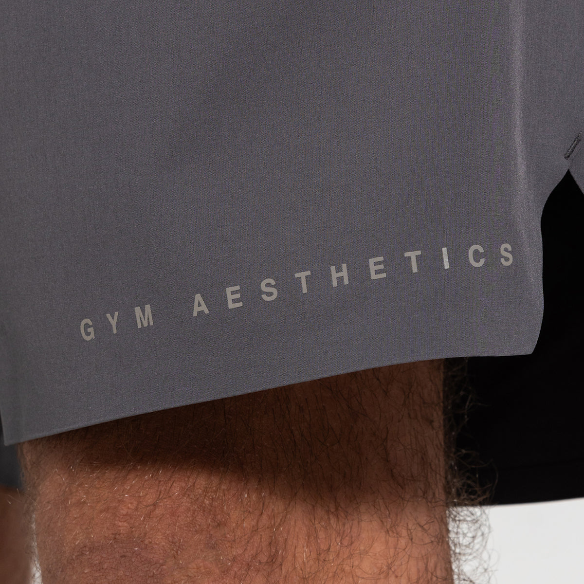 Image of Fabric Blocking Activewear Performance 9 Inch Shorts for Men