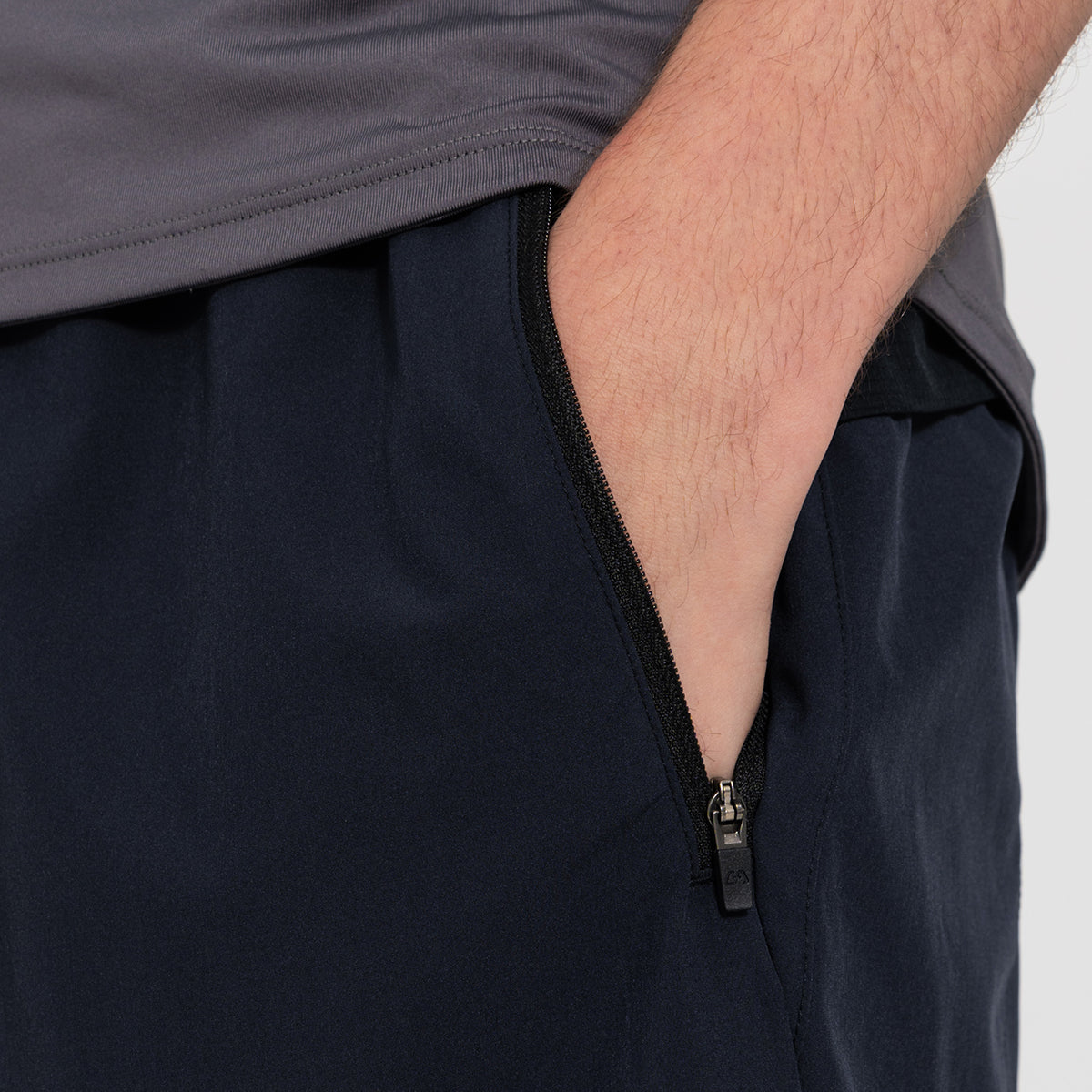 Image of Fabric Blocking Activewear Performance 9 Inch Shorts for Men