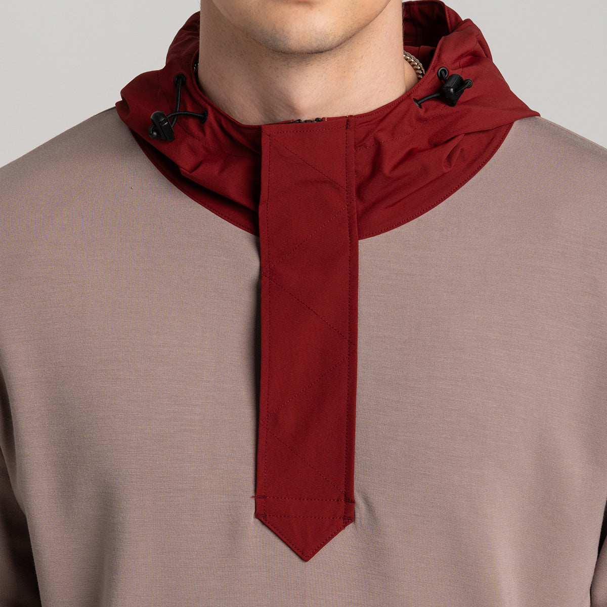 Image of Fabric blocking Athleisure Trendy Hoodies for Men