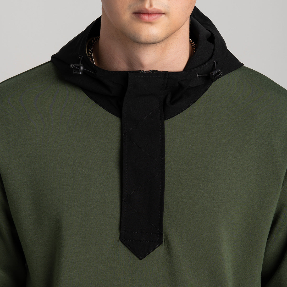 Image of Fabric blocking Athleisure Trendy Hoodies for Men