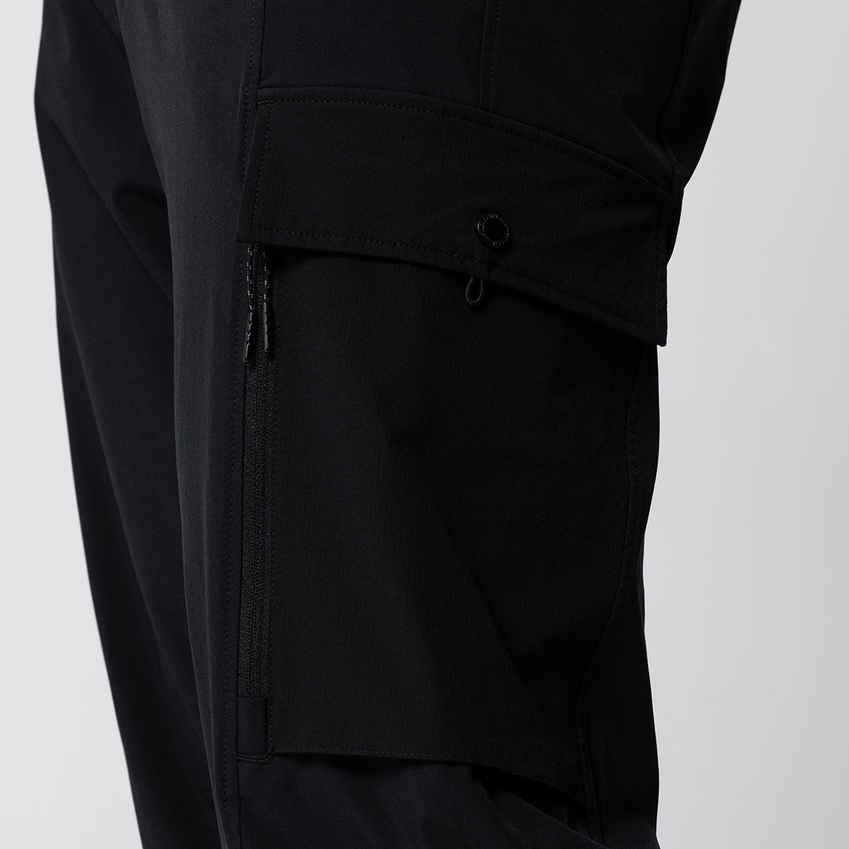 Image of Fabric Blocking Functional Cargo Straight Pants for Men