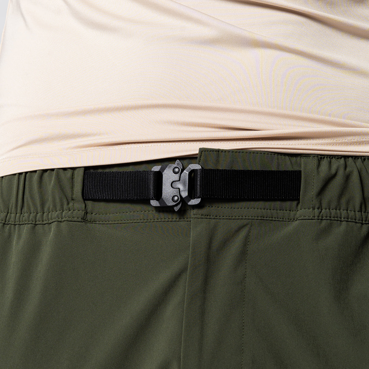 Image of Fabric Blocking Functional Cargo Straight Pants for Men