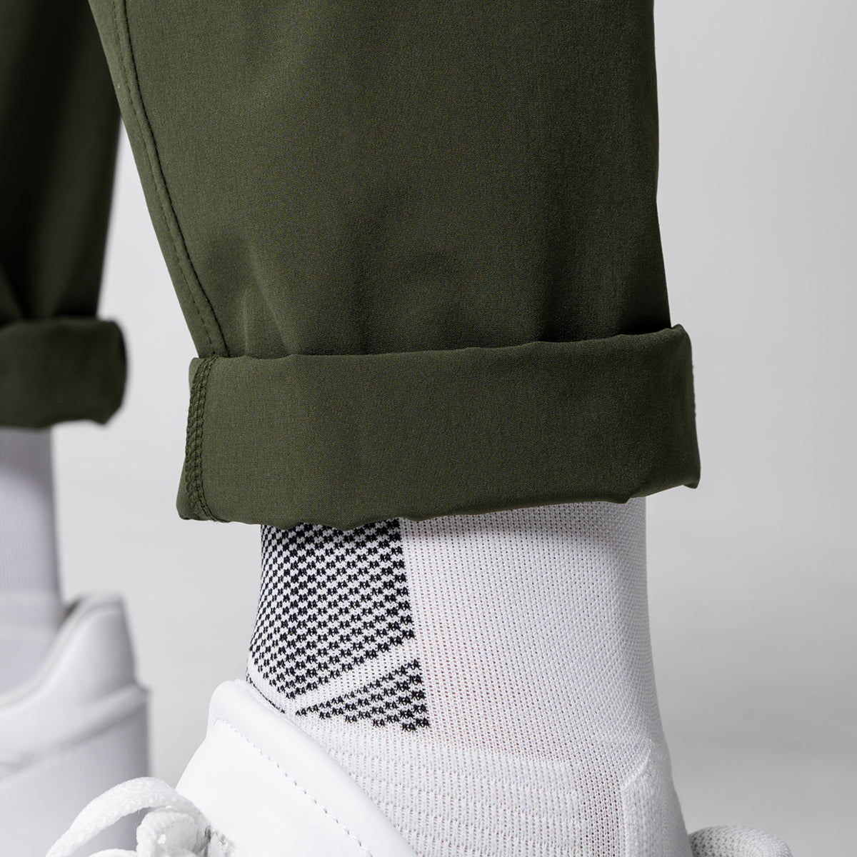 Image of Fabric Blocking Functional Cargo Straight Pants for Men