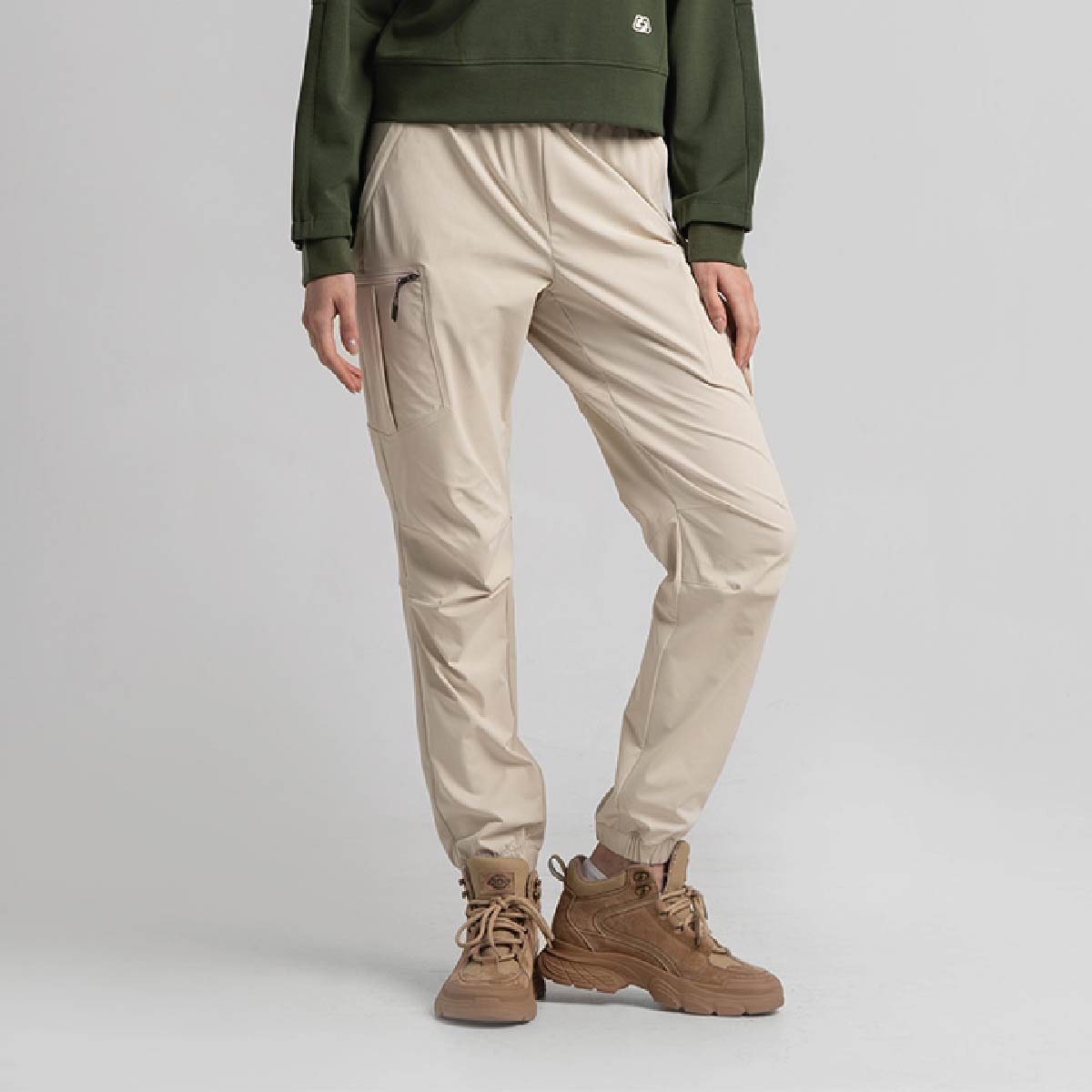 Image of Functional Trendy Cargo Pants for Women