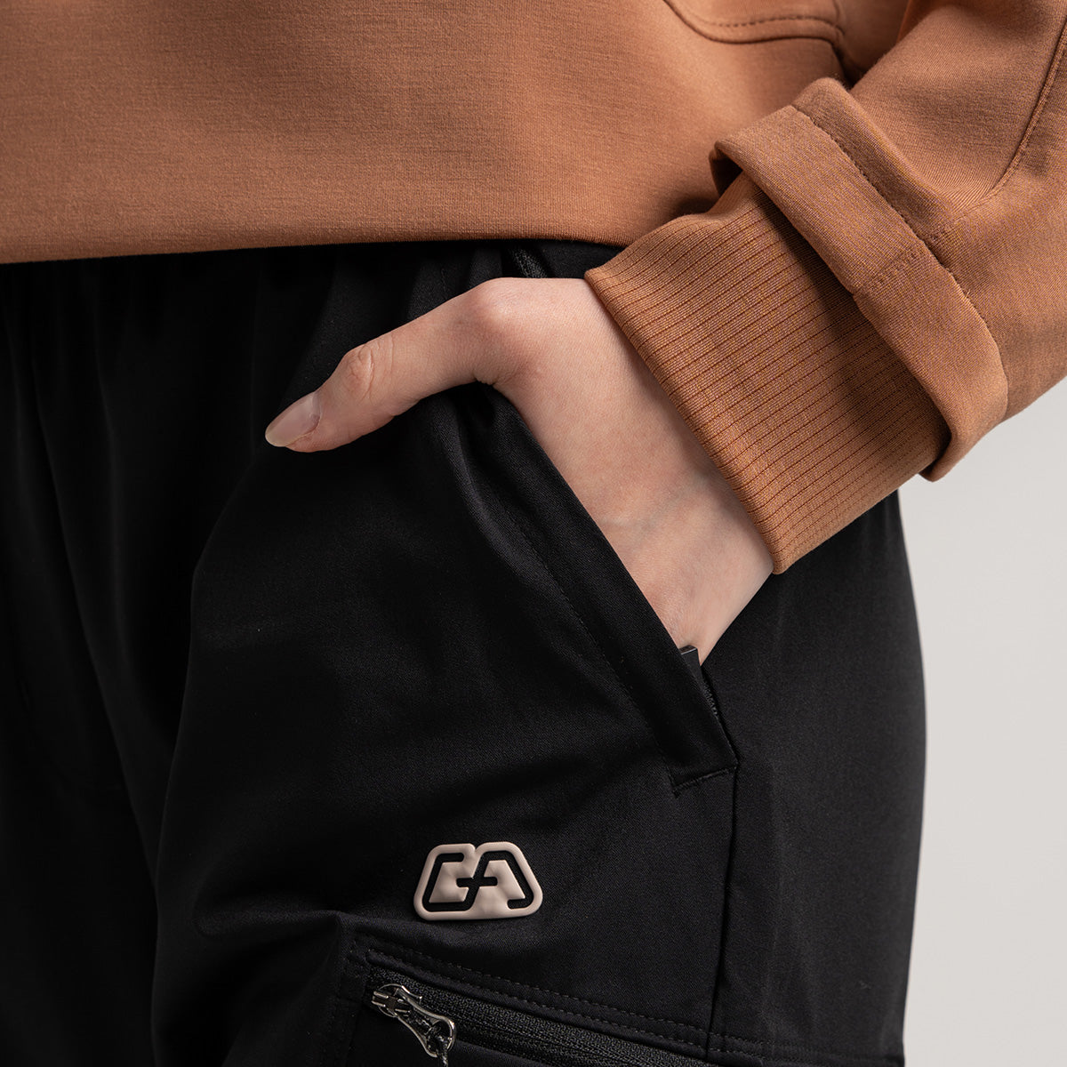 Image of Functional Trendy Cargo Pants for Women