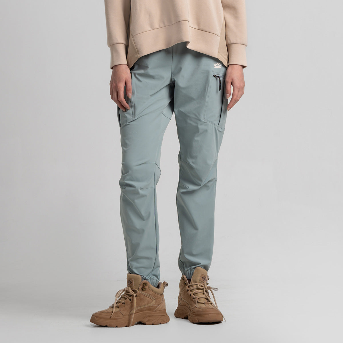 Image of Functional Trendy Cargo Pants for Women