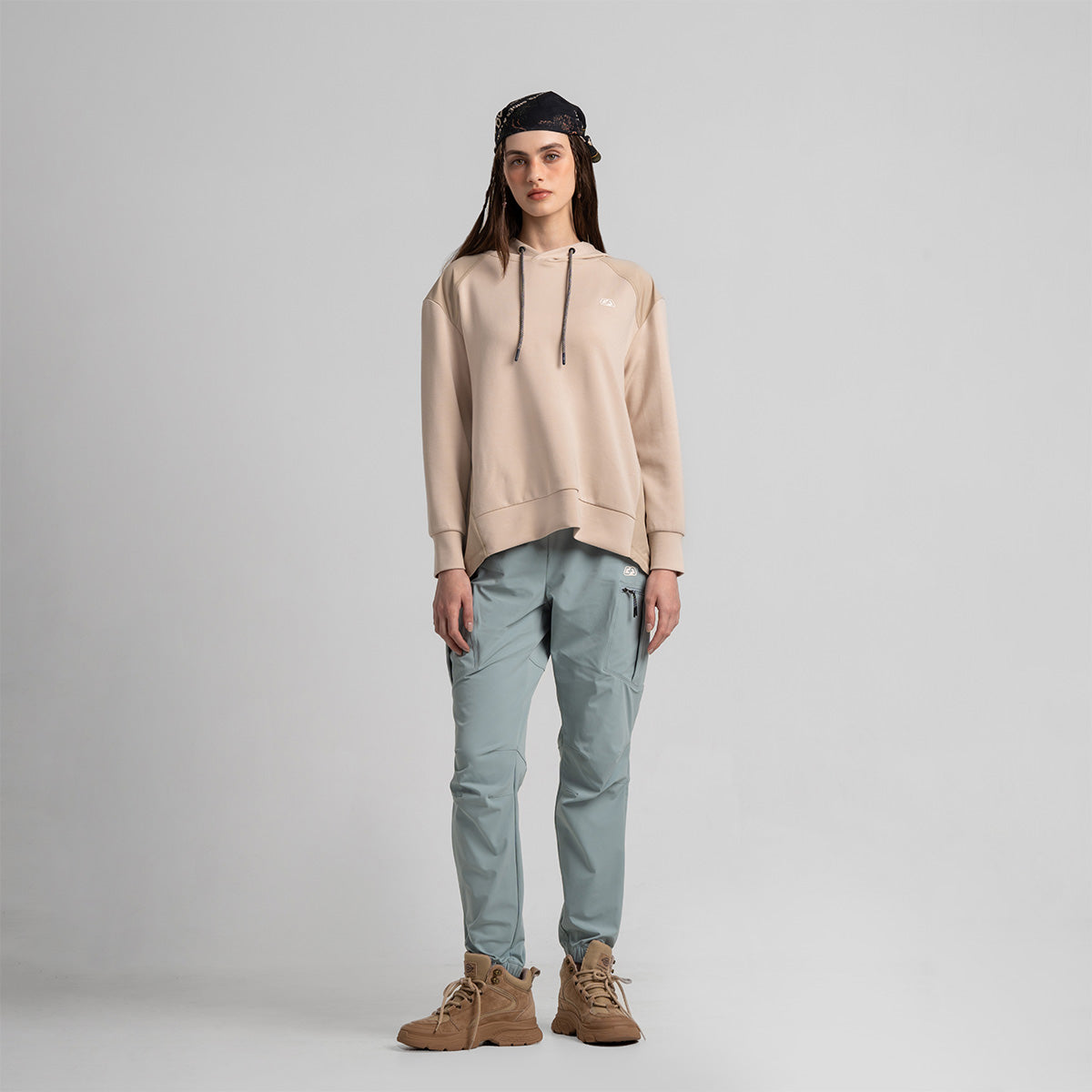 Image of Functional Trendy Cargo Pants for Women