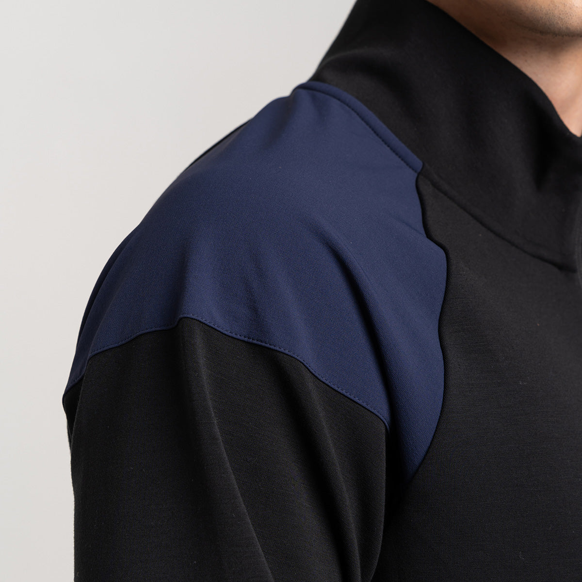 Image of Half Zip Athleisure Trendy Sweatshirt for Men