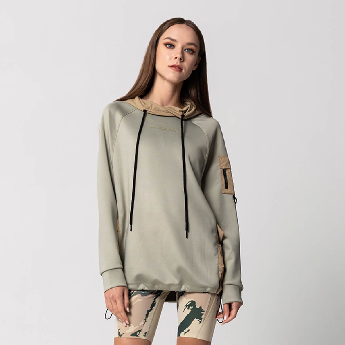 Image of Mix Media Everyday Wears Hoodies for Women