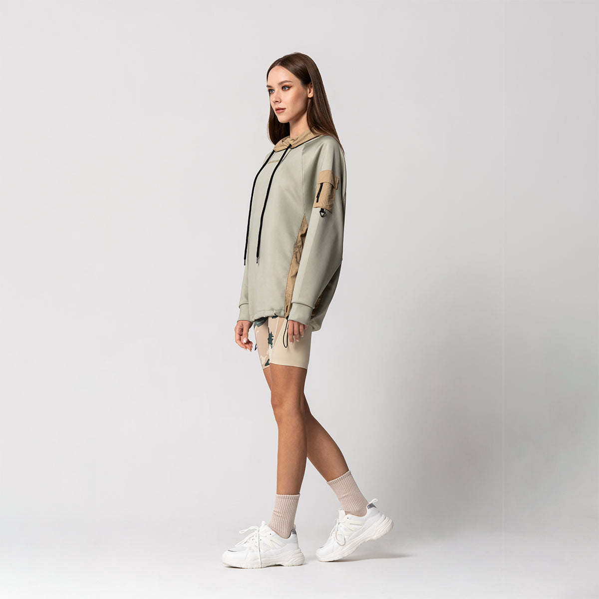 Image of Mix Media Everyday Wears Hoodies for Women