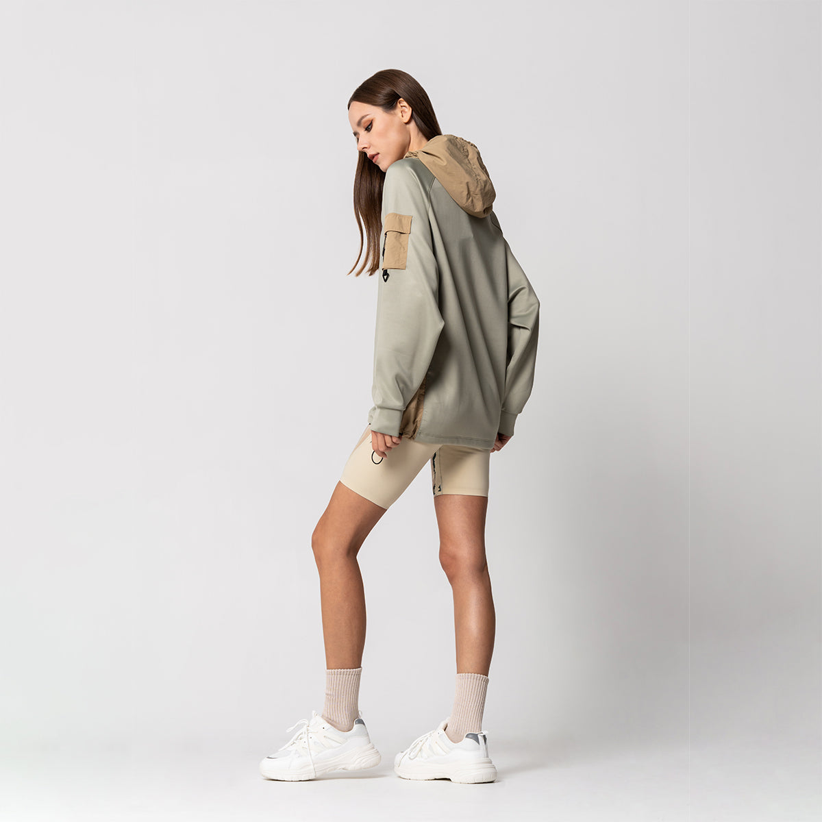 Image of Mix Media Everyday Wears Hoodies for Women