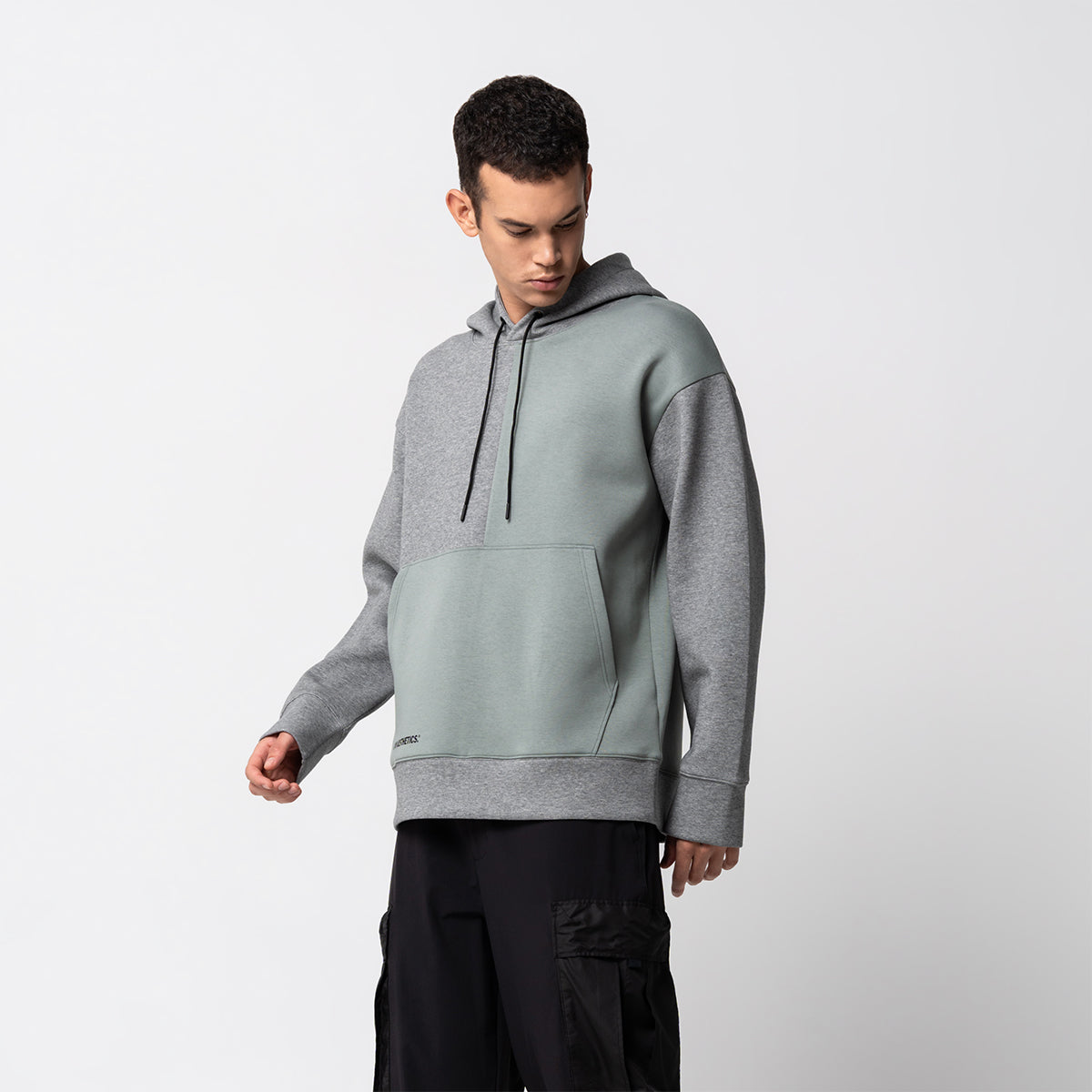 Image of Oversize Everyday Wears Color Blocking Hoodies for Men