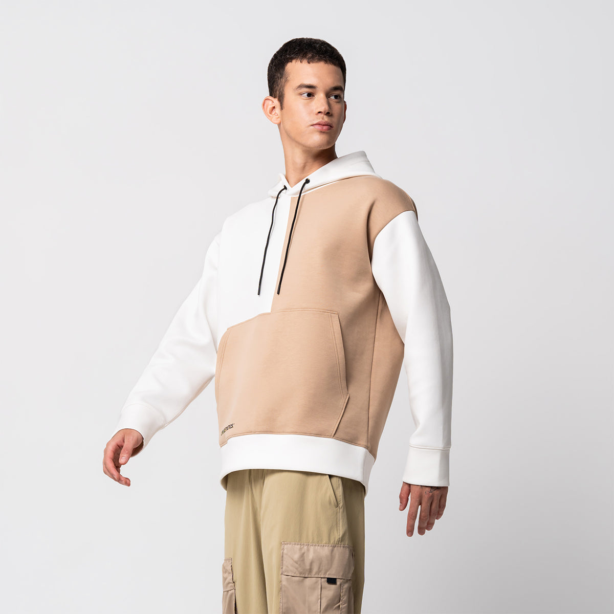 Image of Oversize Everyday Wears Color Blocking Hoodies for Men