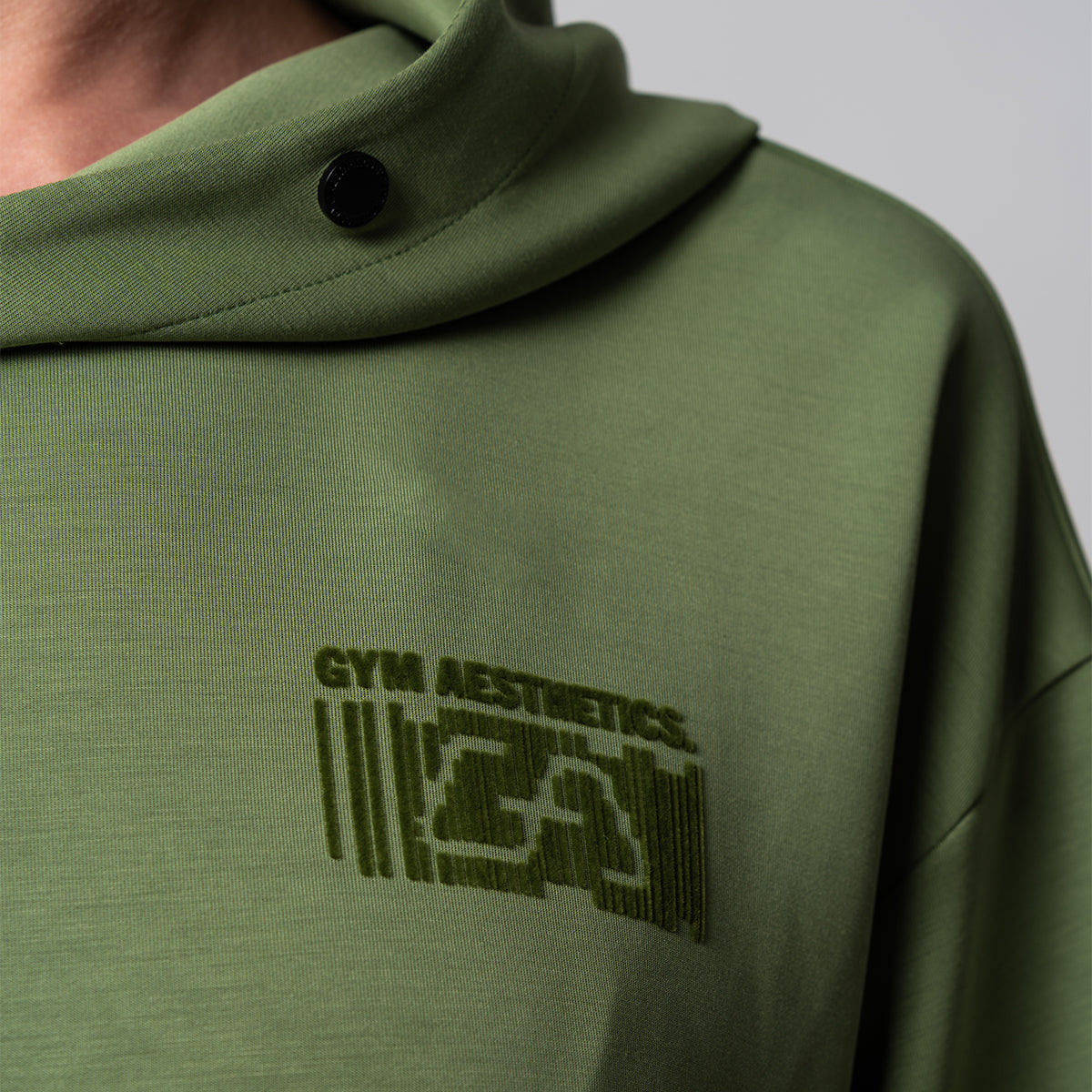 Image of Oversize Everyday Wears Flocking Print Hoodies Pattern Pocket for Unisex