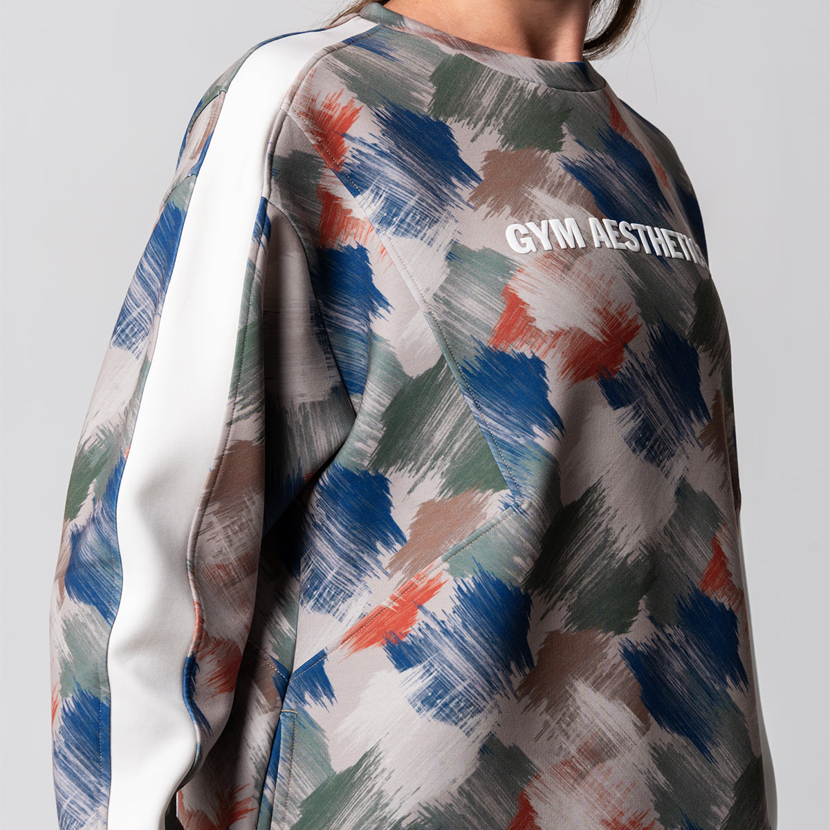 Image of Oversize Everyday Wears Pattern Sweatshirt Tunic for Women