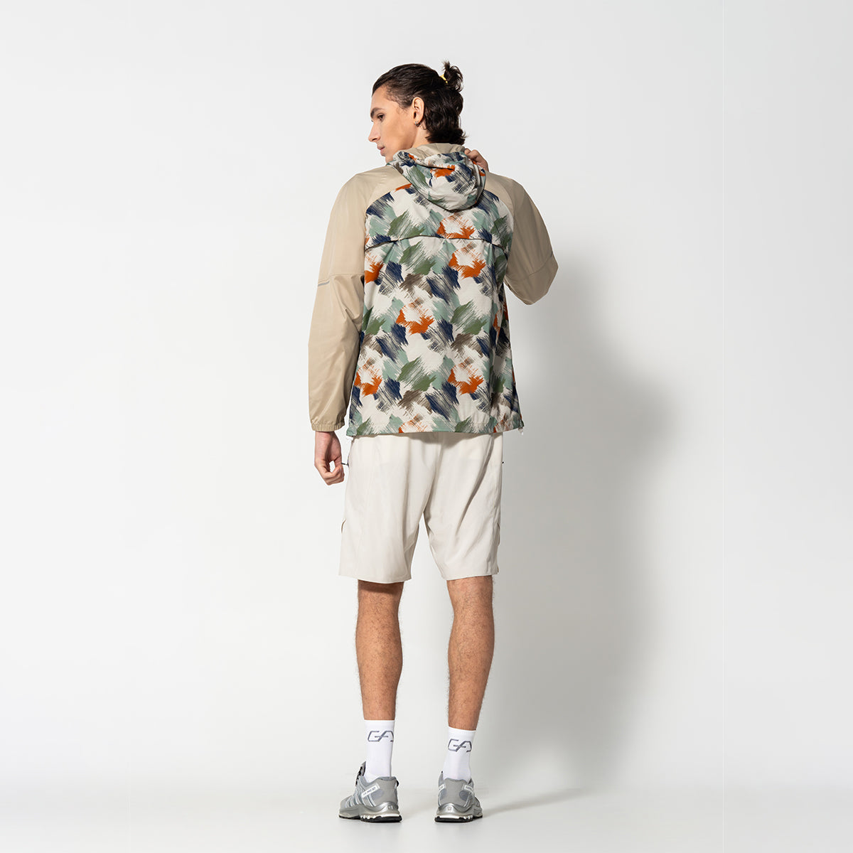 Image of Pattern Athleisure Water Resistant Jacket for Unisex