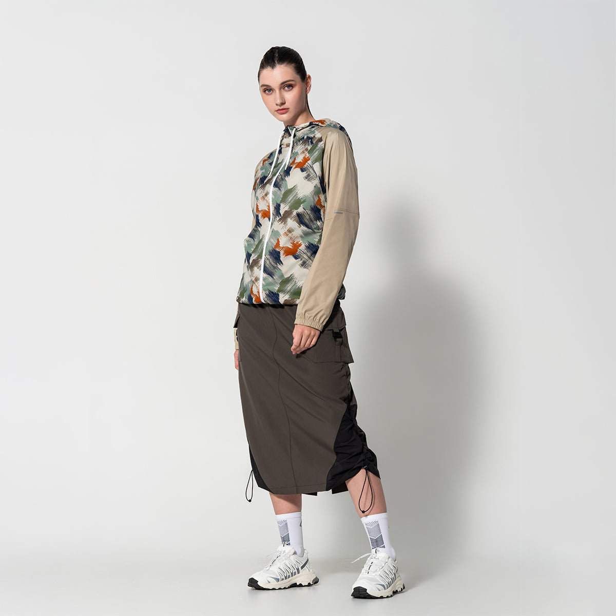 Image of Pattern Athleisure Water Resistant Jacket for Unisex