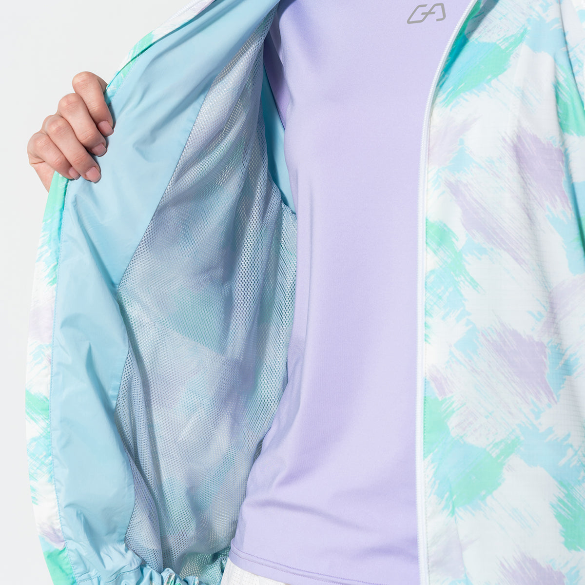 Image of Pattern Athleisure Water Resistant Jacket for Unisex