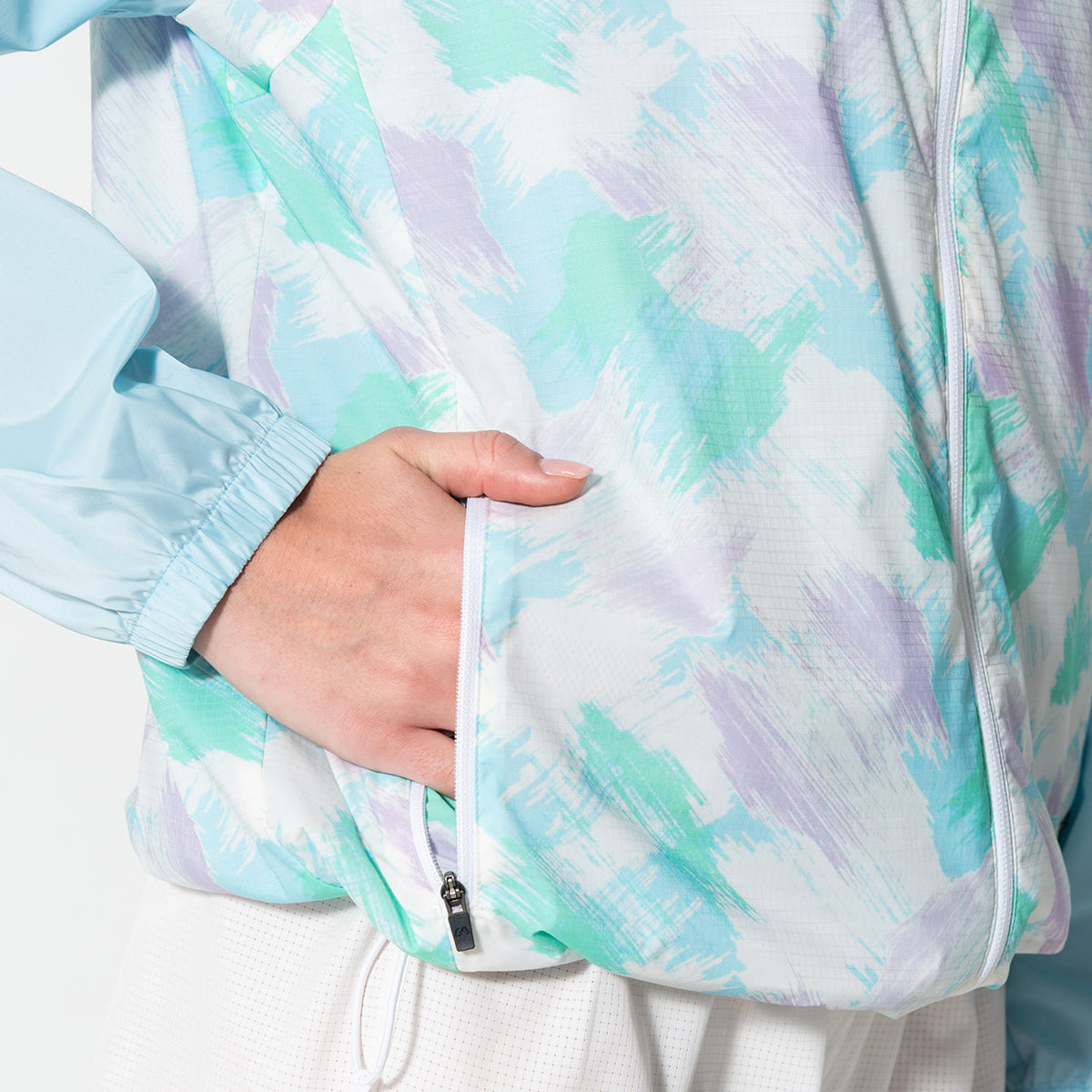 Image of Pattern Athleisure Water Resistant Jacket for Unisex