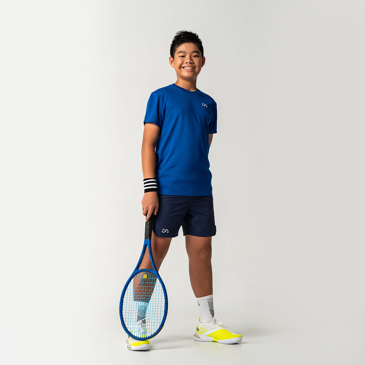 Image of Performance 4way Stretch Tennis 6 Inch Shorts for Boy