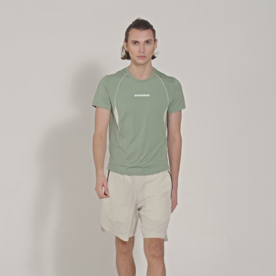 Image of GA Tech Activewear Performance Breathable Mesh Blocking T Shirt for Men