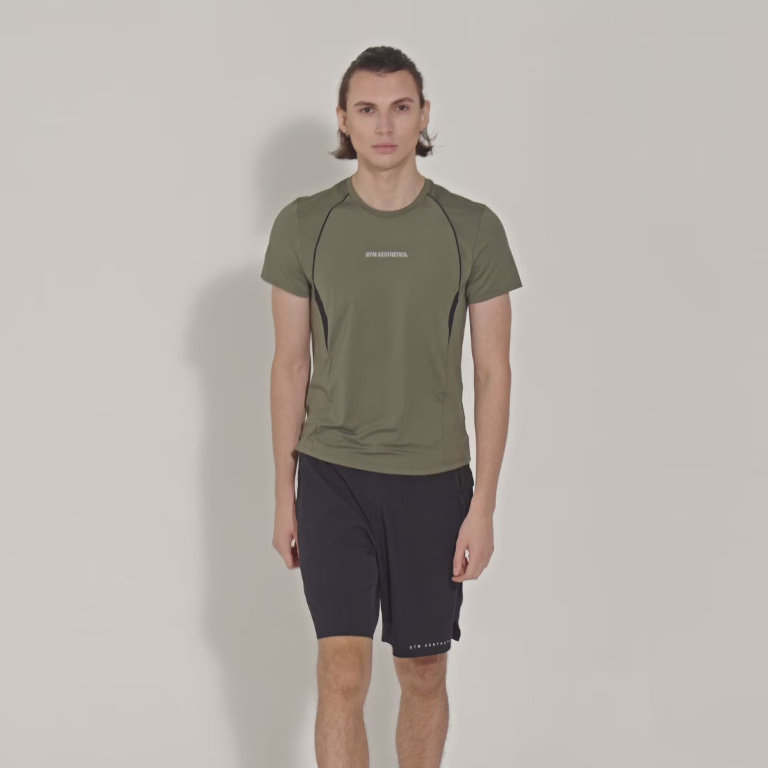 Image of GA Tech Activewear Performance Breathable Mesh Blocking T Shirt for Men