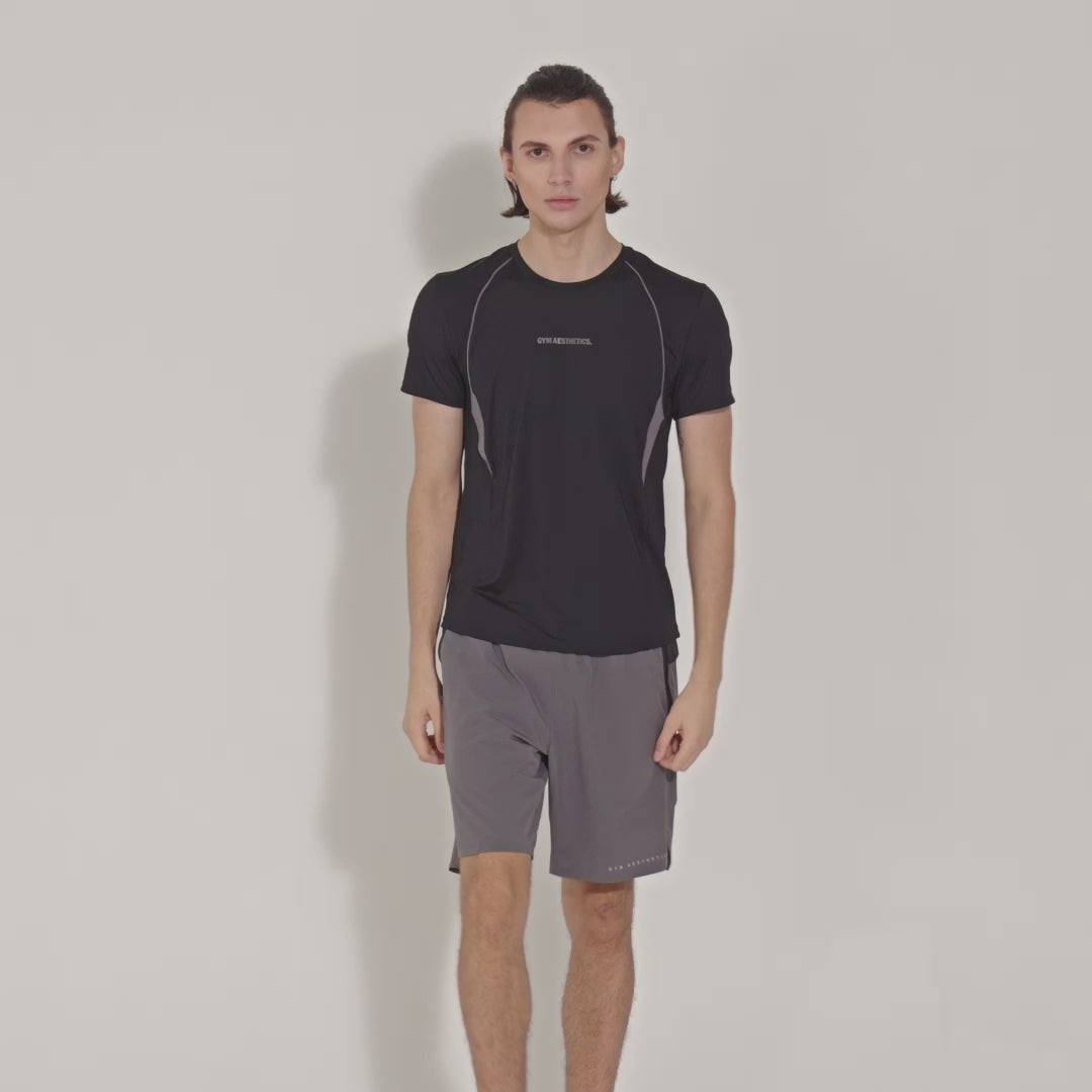 Image of GA Tech Activewear Performance Breathable Mesh Blocking T Shirt for Men