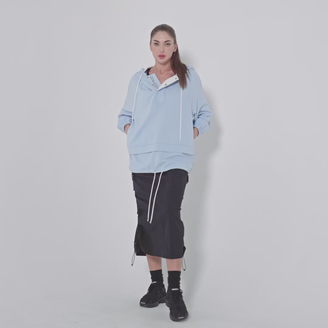 Image of Oversize Everyday Wears Trendy Hoodies Tunic for Women