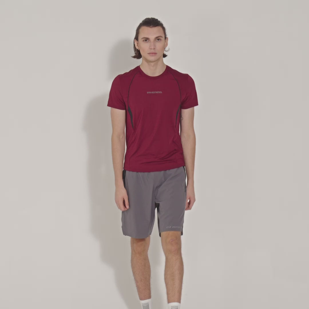 Image of GA Tech Activewear Performance Breathable Mesh Blocking T Shirt for Men