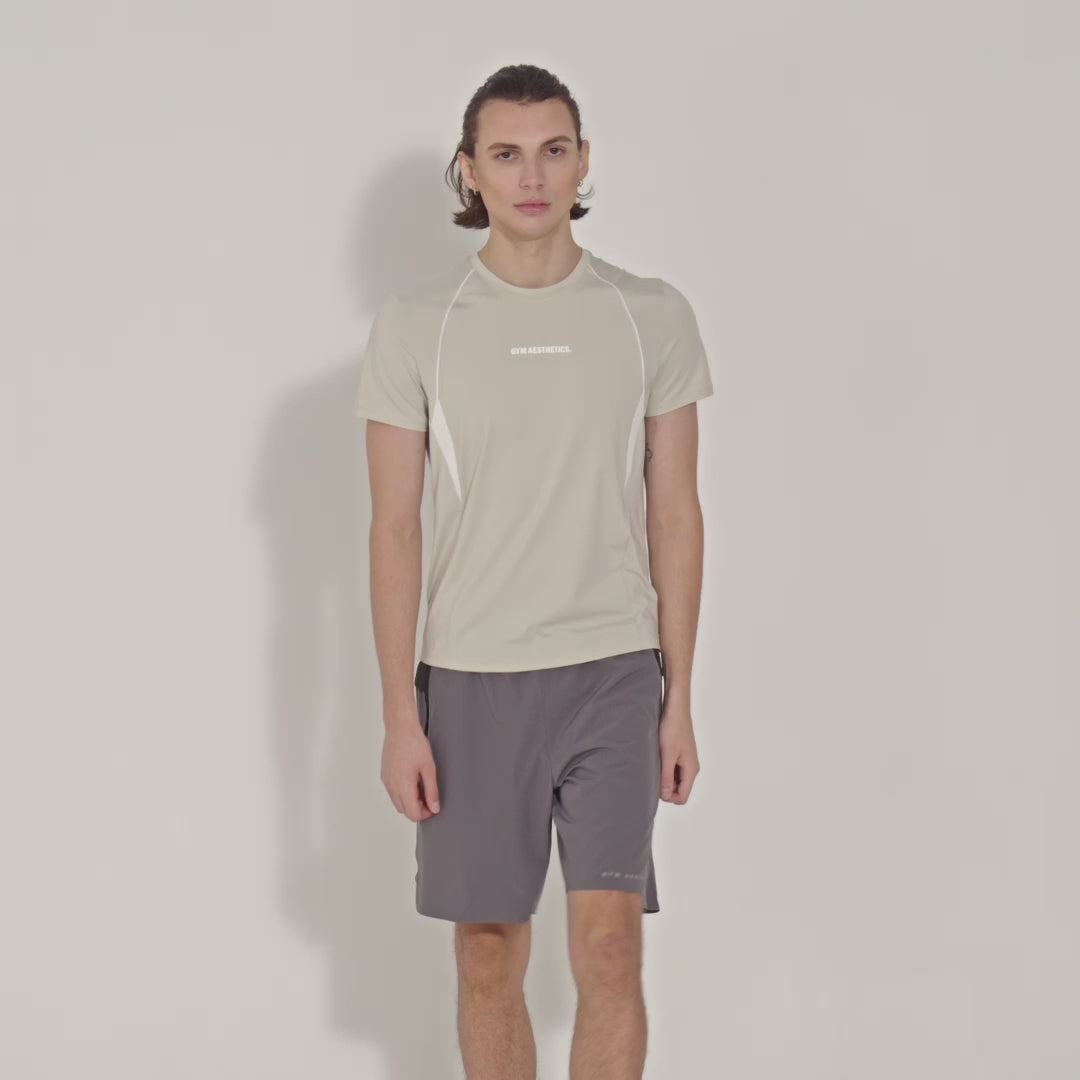 Image of GA Tech Activewear Performance Breathable Mesh Blocking T Shirt for Men