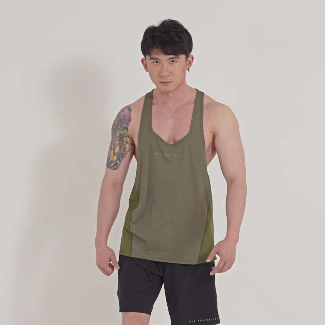 Image of GA Tech Body Builder Essential Stringer Y Back for Men