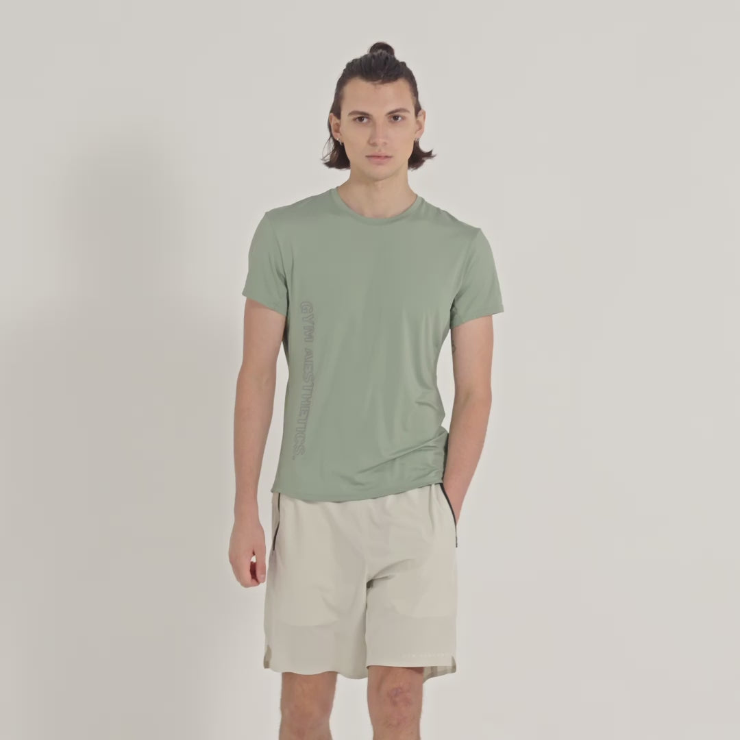 Image of GA Tech Ergonomics Activewear Performance Breathable Mesh Blocking T Shirt for Men