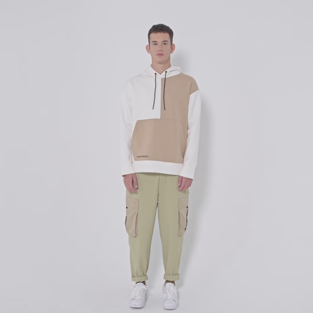 Image of Oversize Everyday Wears Color Blocking Hoodies for Men
