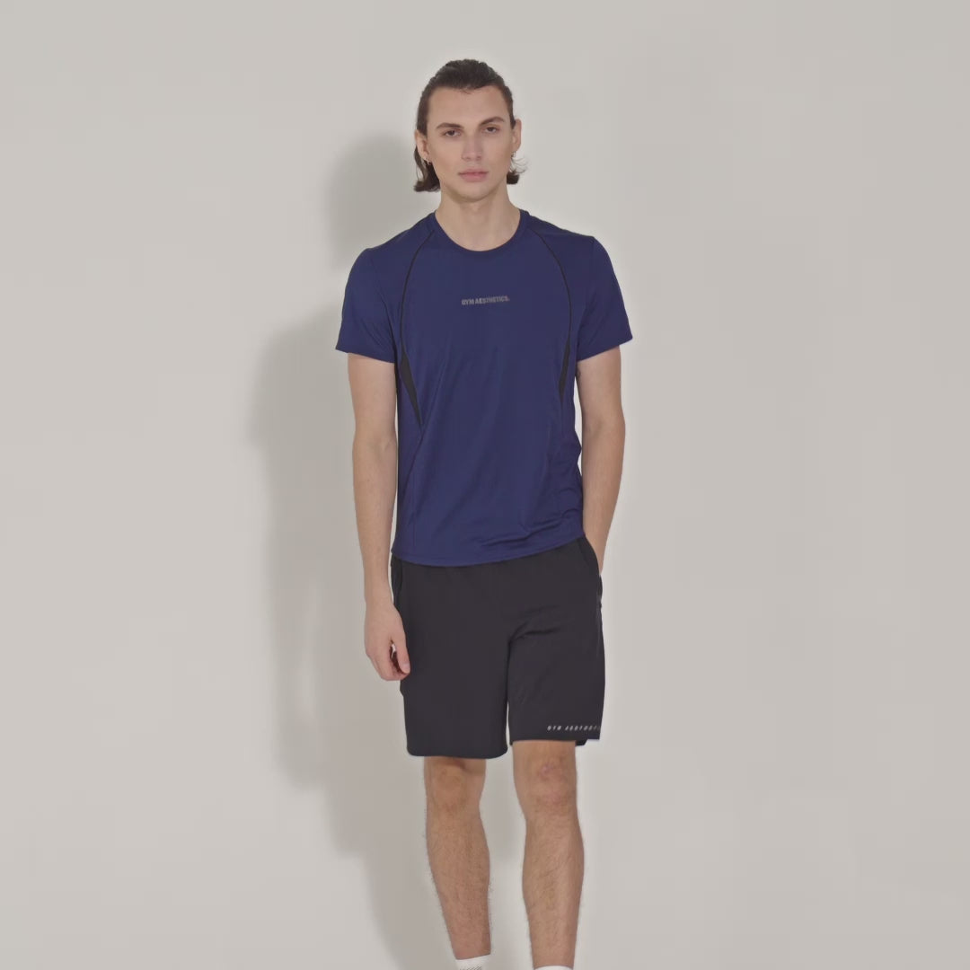 Image of GA Tech Activewear Performance Breathable Mesh Blocking T Shirt for Men