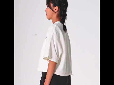 Image of Athleisure Mesh Layer T Shirt for Girl