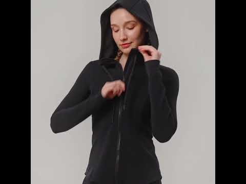 Image of Athleisure Open Zipped Design Jacket for Women