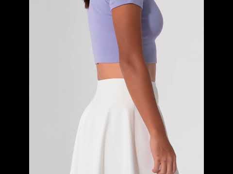 Image of Athleisure Cropped Polo for Women