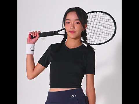 Image of Cropped Athleisure Rib T Shirt for Women