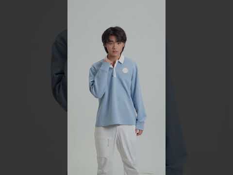 Image of Trendy Performance Tennis Sweatshirt Polo for Men