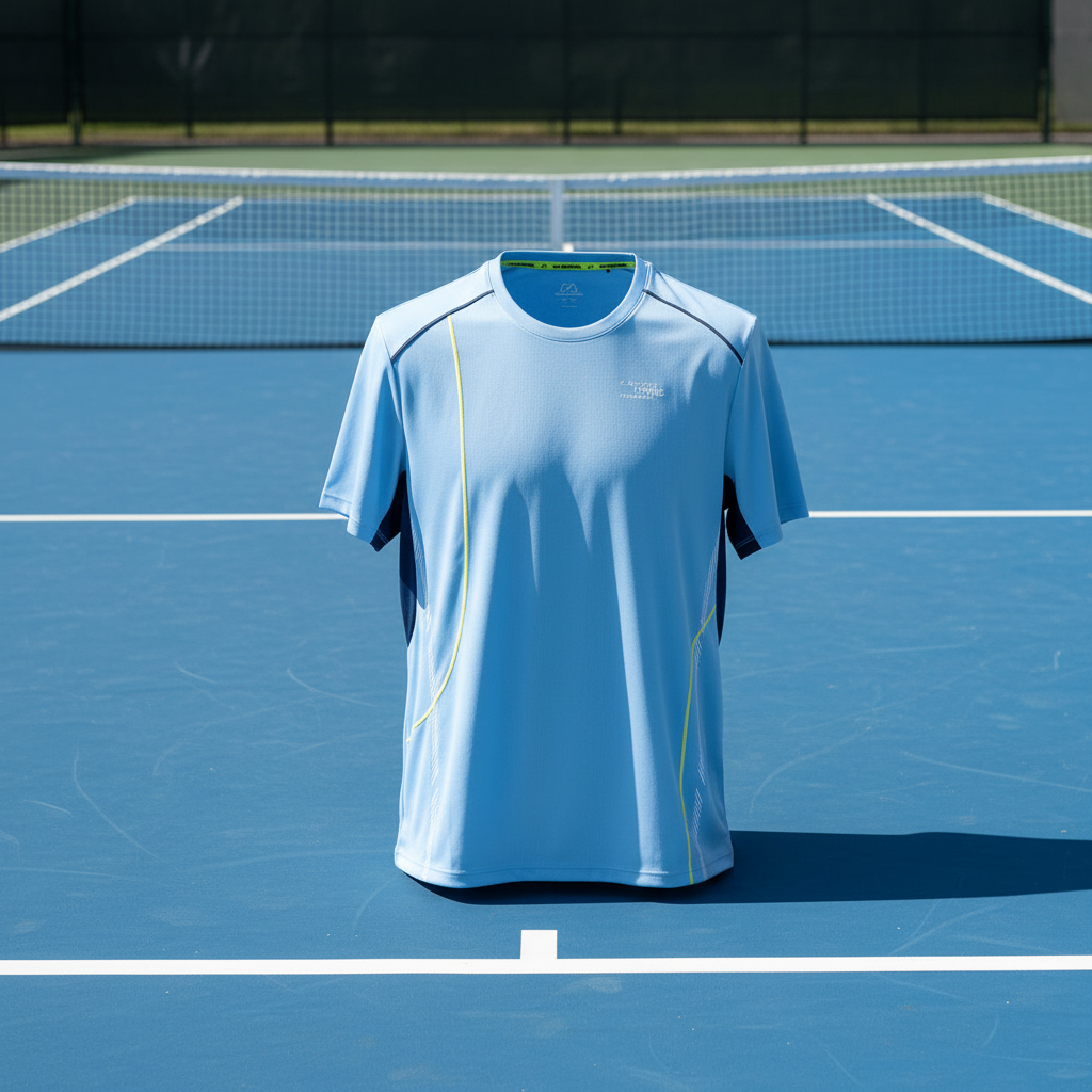 Image of 網球訓練男裝性能合身款T恤