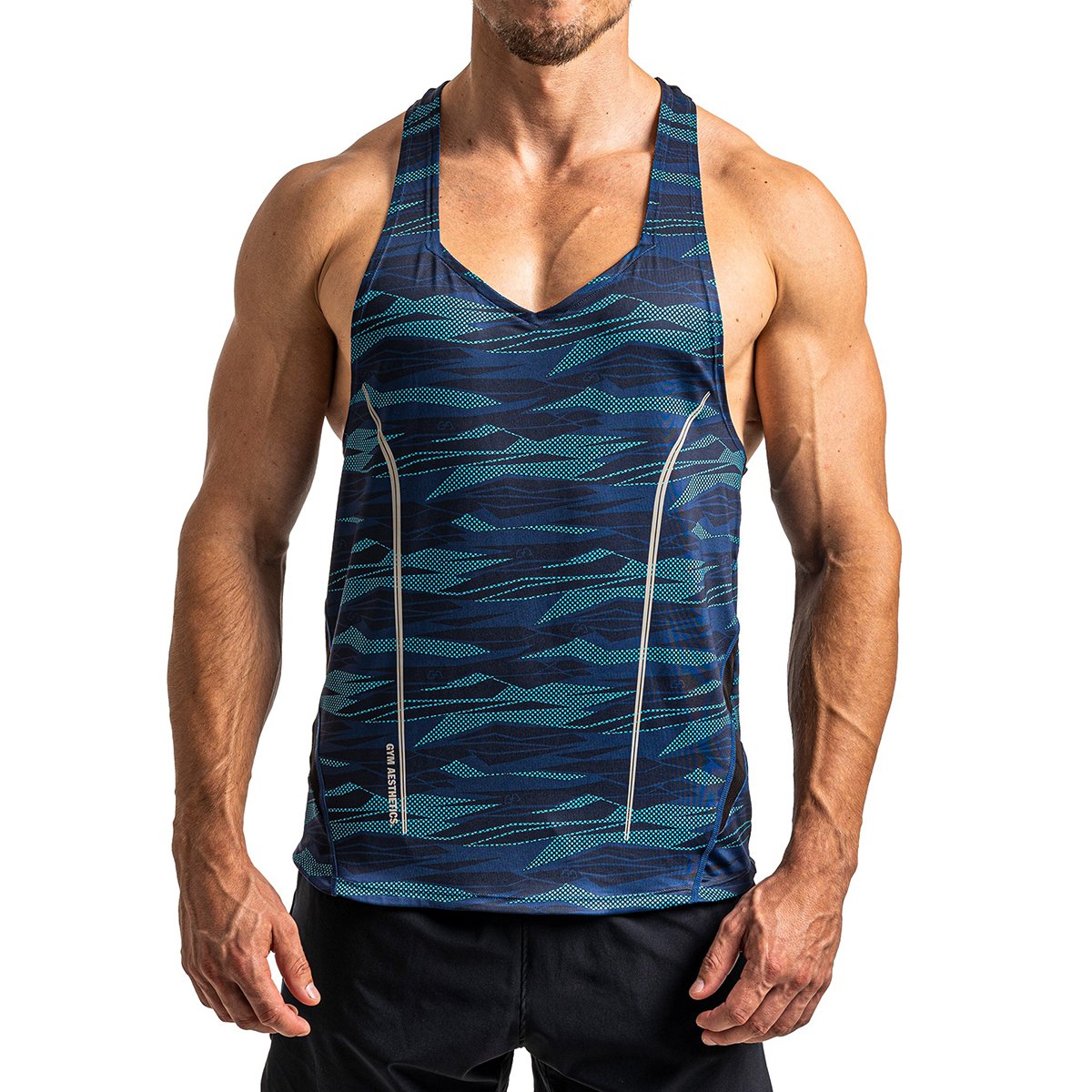 Image of Training Camo Stringer Y Back for Men - preview