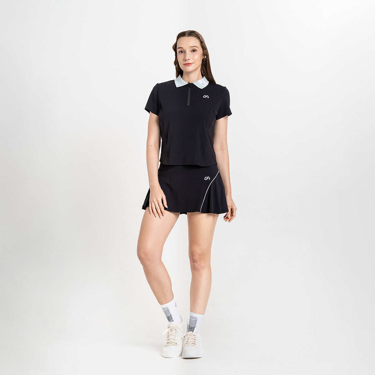 Image of 網球訓練女裝性能POLO衫