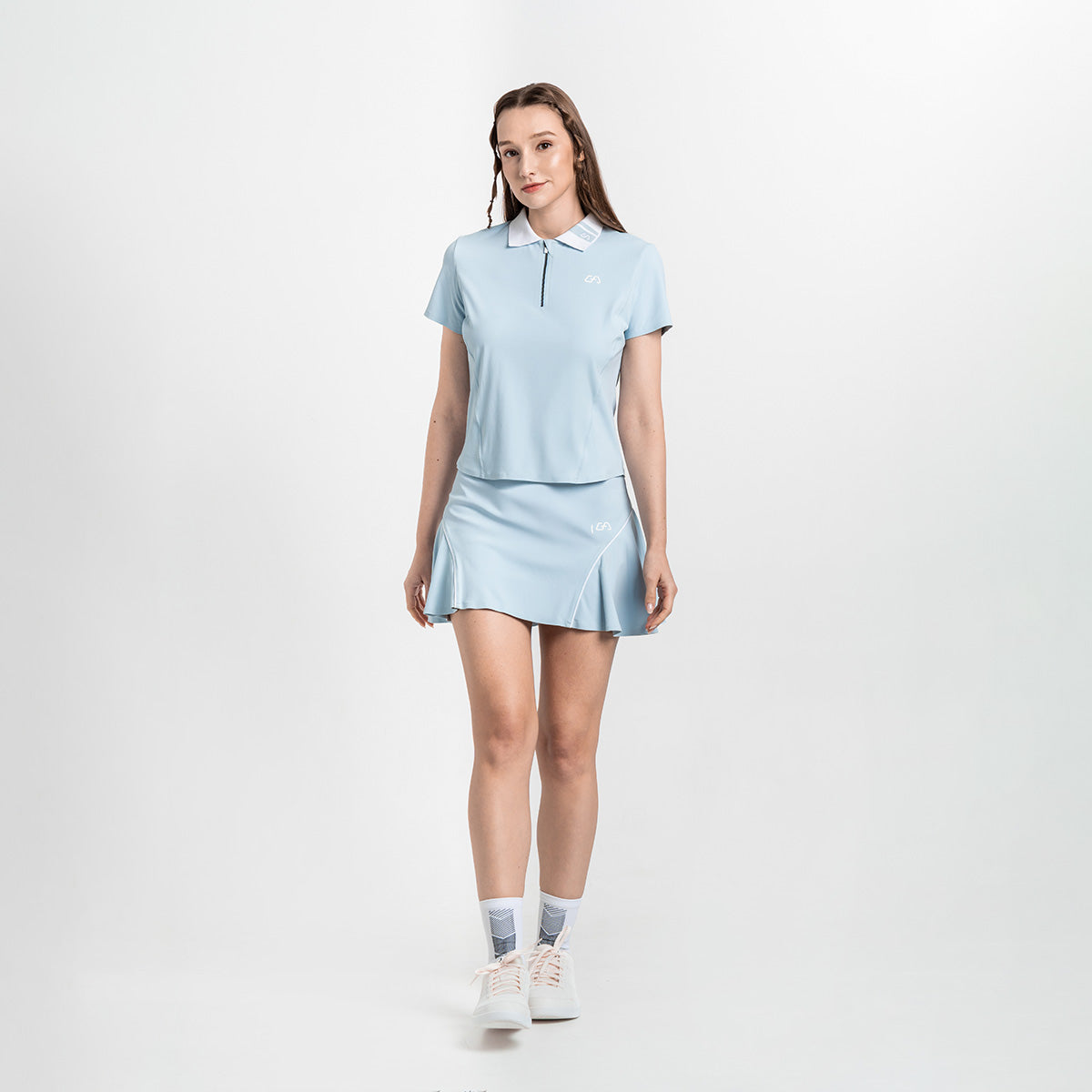 網球訓練女裝性能POLO衫