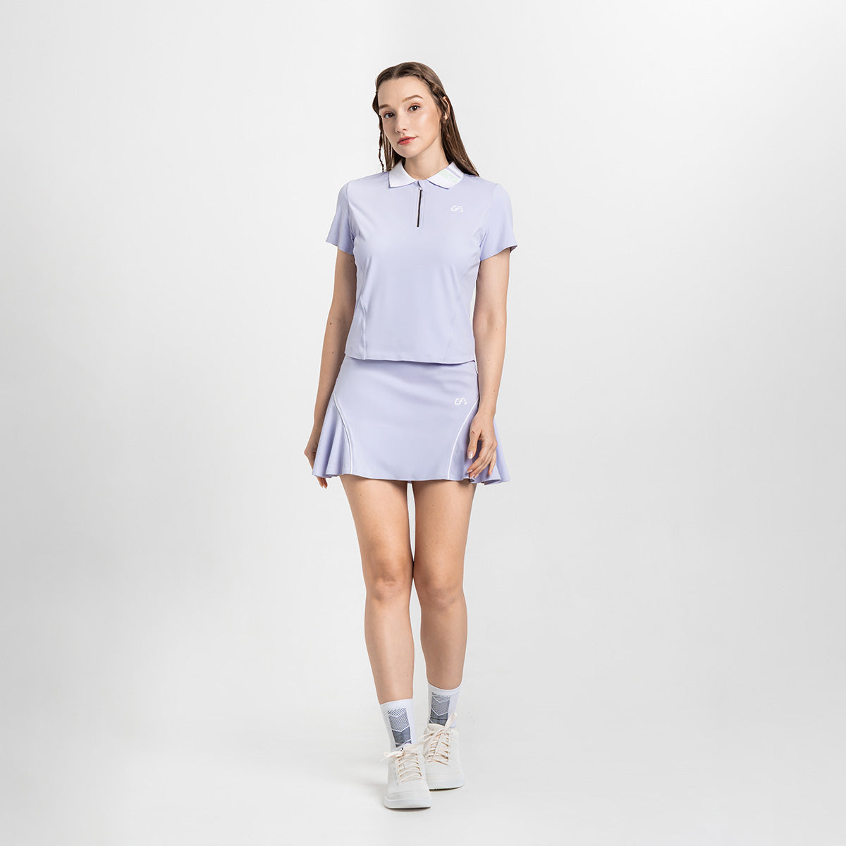 網球訓練女裝性能POLO衫