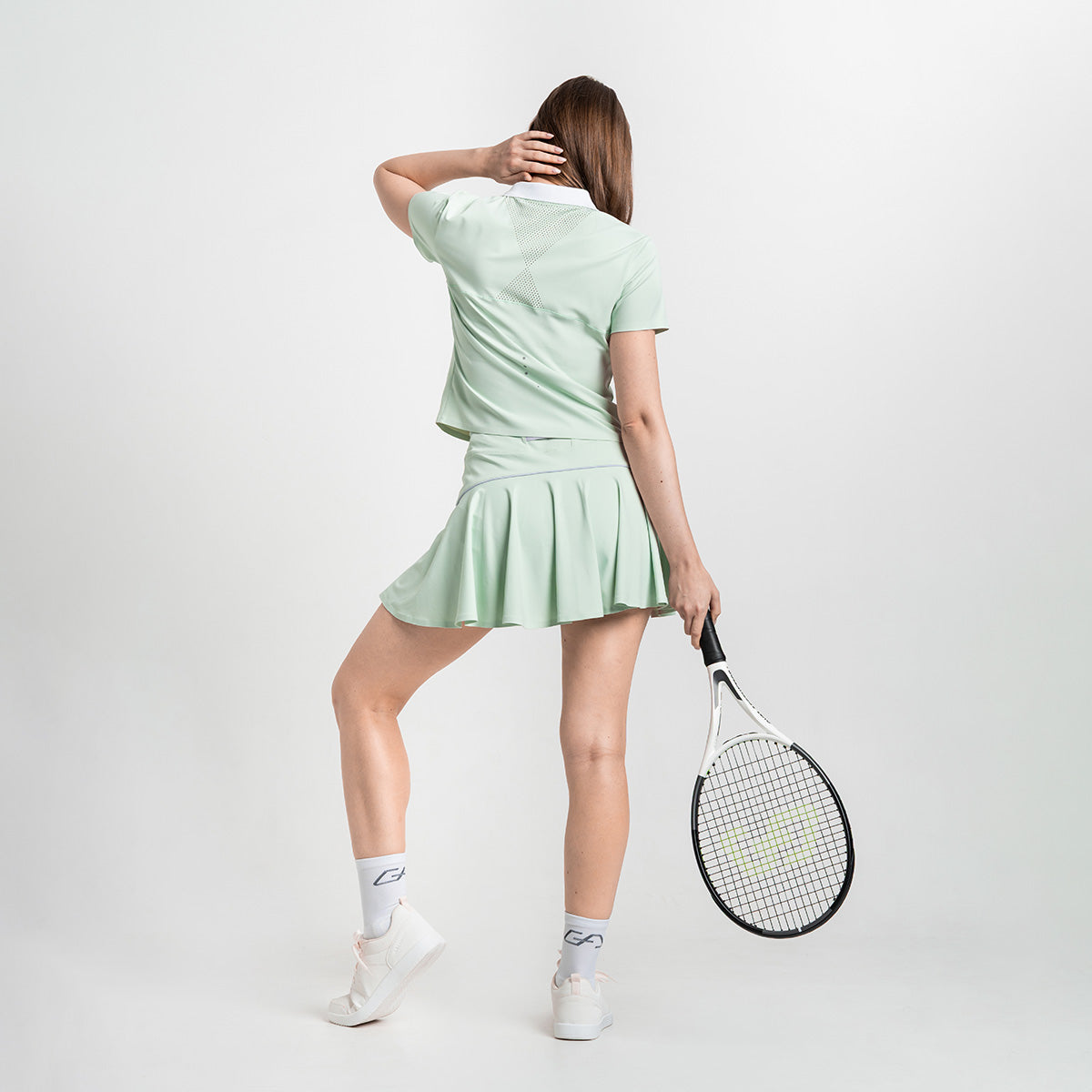 網球訓練女裝性能POLO衫